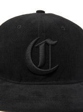 画像4: COOTIE PRODUCTIONS/Corduroy 6 Panel Cap（Black/Black）［コーデュロイ6パネルキャップ-25春夏］ (4)