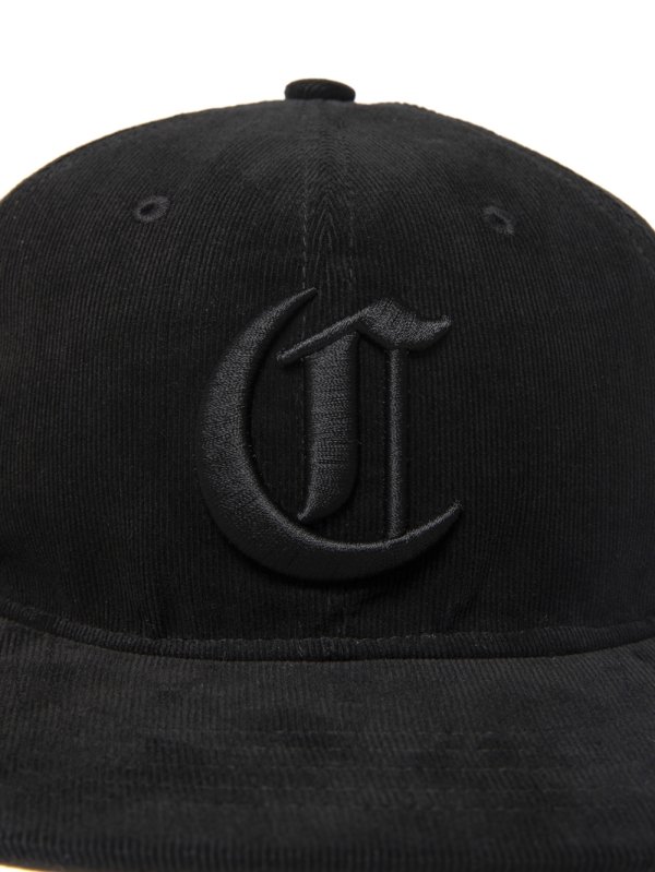 画像4: COOTIE PRODUCTIONS/Corduroy 6 Panel Cap（Black/Black）［コーデュロイ6パネルキャップ-25春夏］