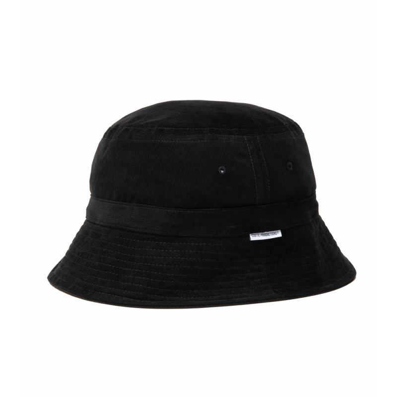 画像1: COOTIE PRODUCTIONS/Corduroy Bucket Hat（Black）［コーデュロイバケットハット-25春夏］