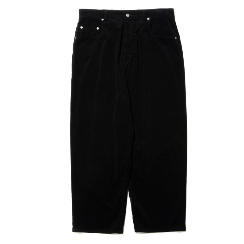 画像1: COOTIE PRODUCTIONS/5 Pocket Corduroy Baggy Pants（Black）［コーデュロイバギーパンツ-25春夏］