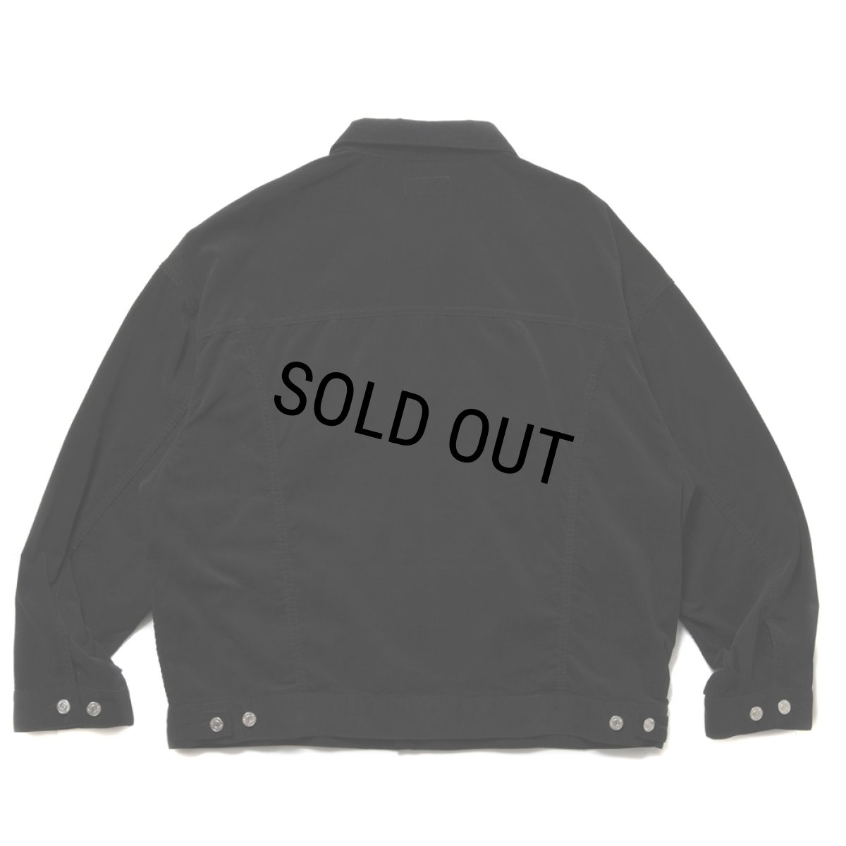 画像2: COOTIE PRODUCTIONS/3rd Type Corduroy Jacket（Black）［サードタイプコーデュロイJKT-25春夏］ (2)