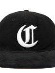 画像4: COOTIE PRODUCTIONS/Corduroy 6 Panel Cap（Black/White）［コーデュロイ6パネルキャップ-25春夏］ (4)