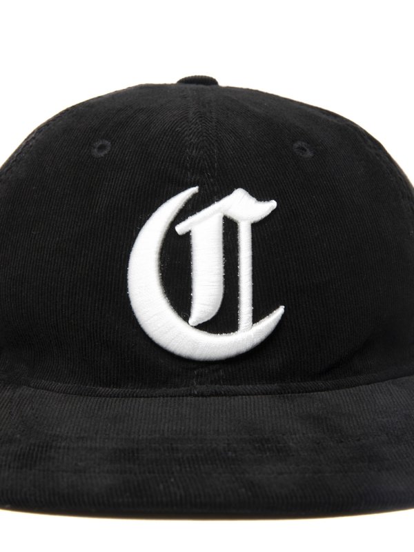 COOTIE PRODUCTIONS/Corduroy 6 Panel Cap（Black/White