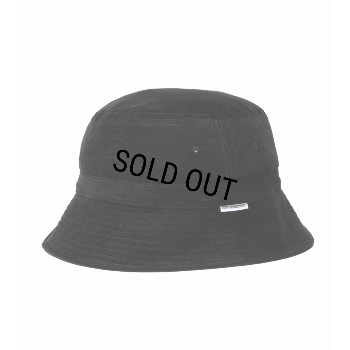 画像1: COOTIE PRODUCTIONS/Corduroy Bucket Hat（Black）［コーデュロイバケットハット-25春夏］ (1)