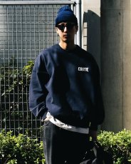 画像5: COOTIE PRODUCTIONS/AD Processing Sweat Crew（Navy）［スウェットクルー-25春夏］ (5)
