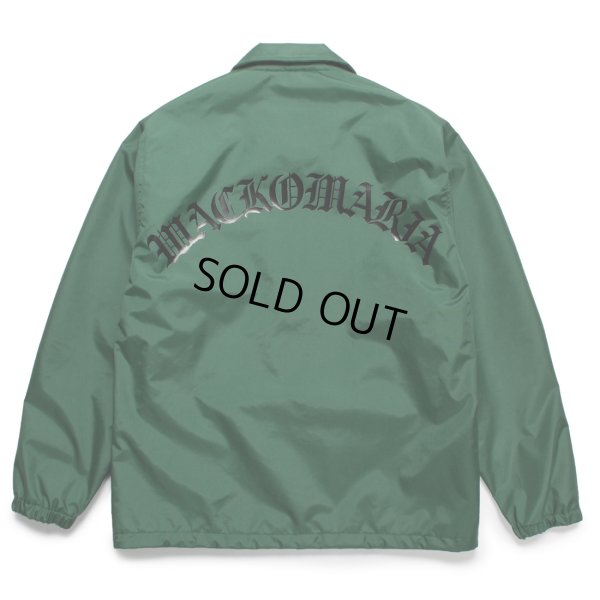 画像1: WACKO MARIA/COACH JACKET（GREEN）［コーチJKT-25春夏］