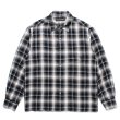 WACKO MARIA/CHECK REGULAR COLLAR SHIRT（GRAY）［チェックレギュラー