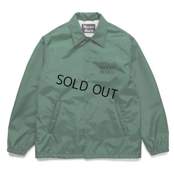 画像2: WACKO MARIA/COACH JACKET（GREEN）［コーチJKT-25春夏］
