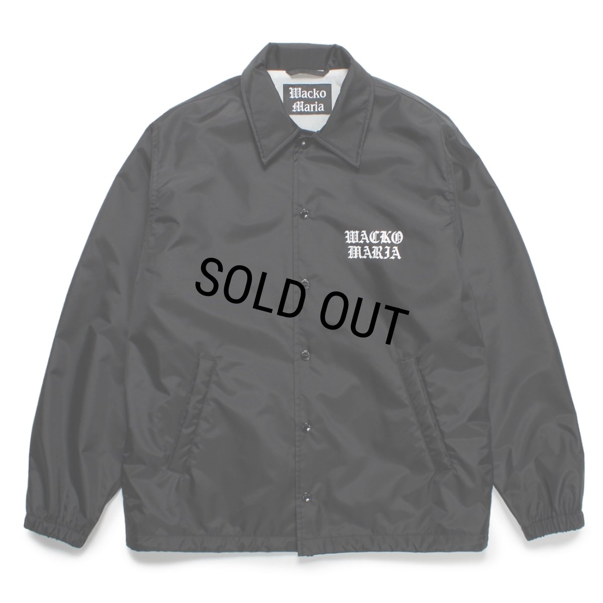 画像2: WACKO MARIA/COACH JACKET（BLACK）［コーチJKT-25春夏］ (2)