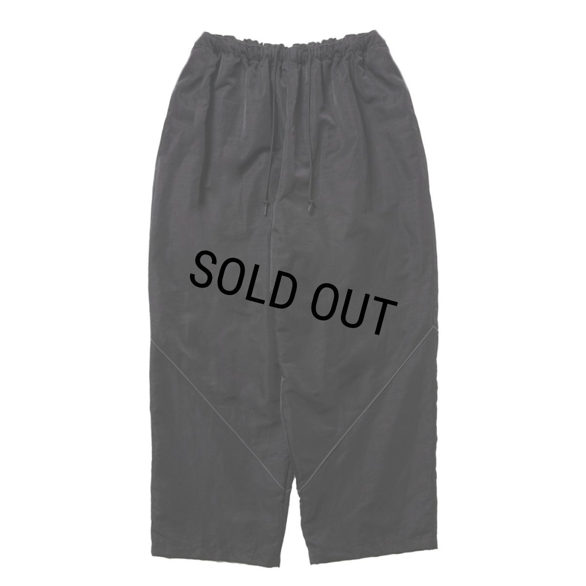 画像1: COOTIE PRODUCTIONS/N/L Weather Wide Training Pants（Black）［ワイドトレーニングパンツ-25春夏］ (1)