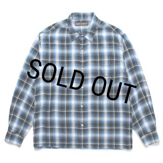 【美品】ワコマリア 25SS オンブレチェックレギュラーカラーシャツ WACKO MARIA (ワコマリア)】 オンブレチェックシャツ│WACKO