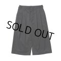 COOTIE PRODUCTIONS/Comfort Merino Saxony Shin Cut Wide Easy Trousers（Black）［シンカットワイドイージートラウザース-25春夏］