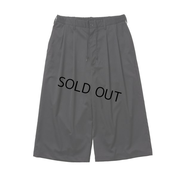 画像1: COOTIE PRODUCTIONS/Comfort Merino Saxony Shin Cut Wide Easy Trousers（Black）［シンカットワイドイージートラウザース-25春夏］