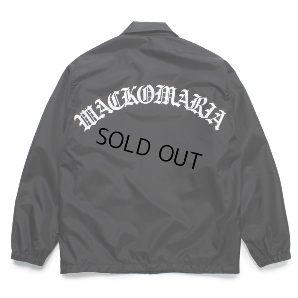 画像1: WACKO MARIA/COACH JACKET（BLACK）［コーチJKT-25春夏］