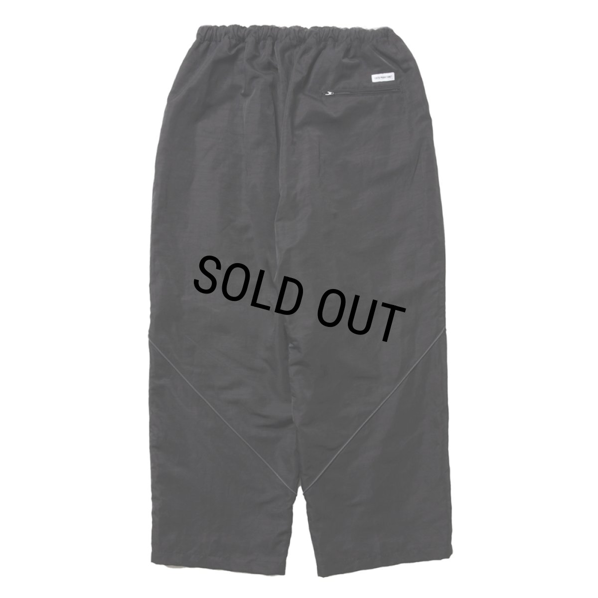 画像2: COOTIE PRODUCTIONS/N/L Weather Wide Training Pants（Black）［ワイドトレーニングパンツ-25春夏］ (2)