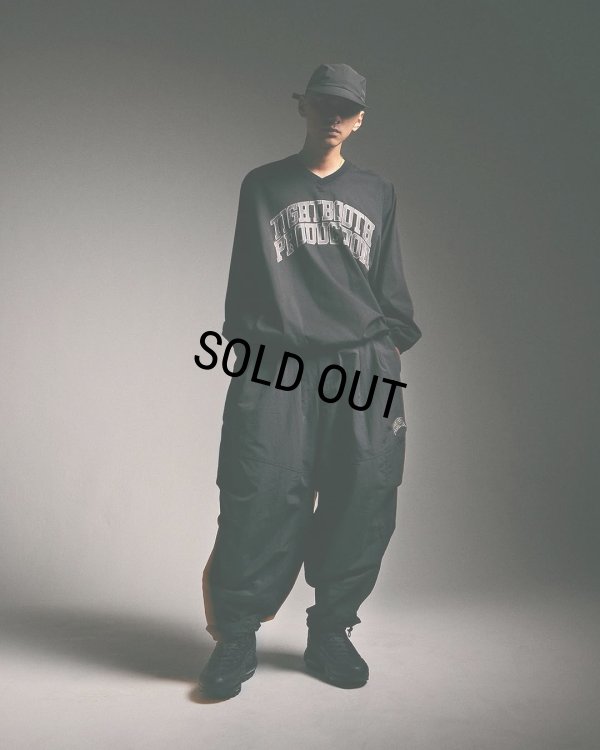 画像2: 【20％OFF】TIGHTBOOTH/RIPPLE BALLOON PANTS（Black）［リップルバルーンパンツ-25春夏］