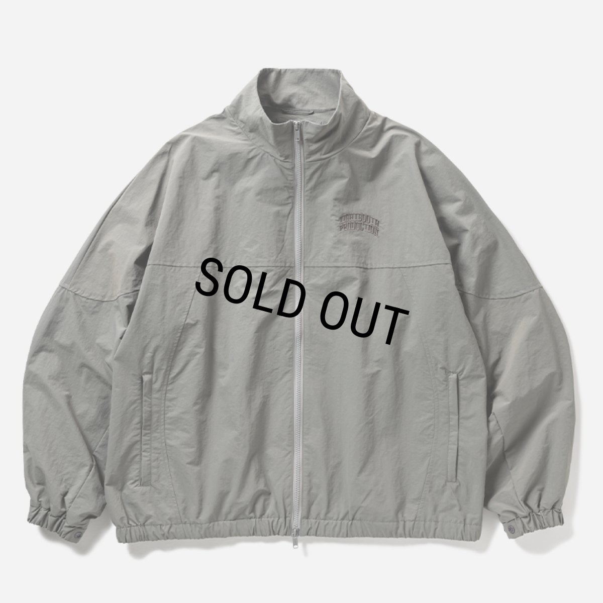 画像1: TIGHTBOOTH/RIPPLE TRACK JACKET（Grey）［リップルトラックJKT-25春夏］ (1)