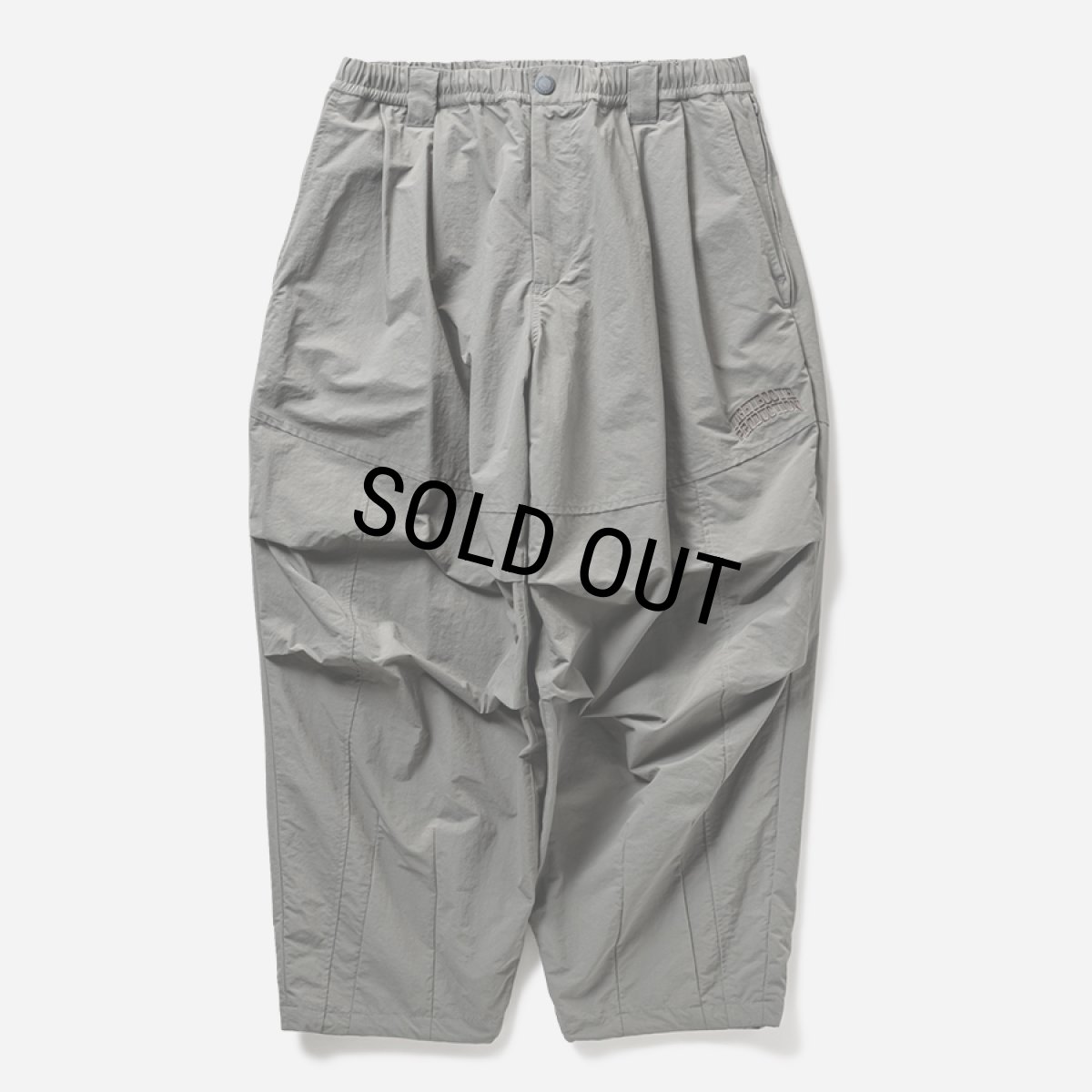 画像1: TIGHTBOOTH/RIPPLE BALLOON PANTS（Grey）［リップルバルーンパンツ-25春夏］ (1)