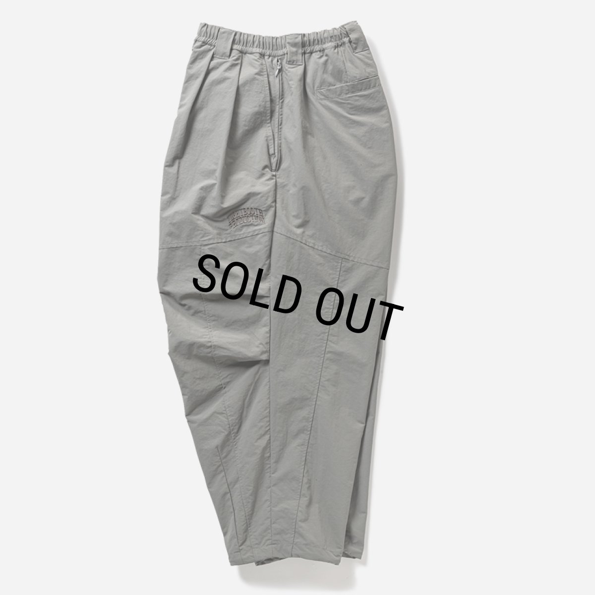 画像3: TIGHTBOOTH/RIPPLE BALLOON PANTS（Grey）［リップルバルーンパンツ-25春夏］ (3)