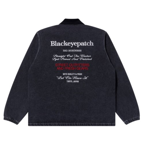 他の写真2: BlackEyePatch/BIG BUSINESS FLAGSHIPS DENIM COACH JACKET（BLACK）