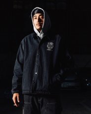 画像3: BlackEyePatch/BIG BUSINESS FLAGSHIPS DENIM COACH JACKET(BLACK) (3)