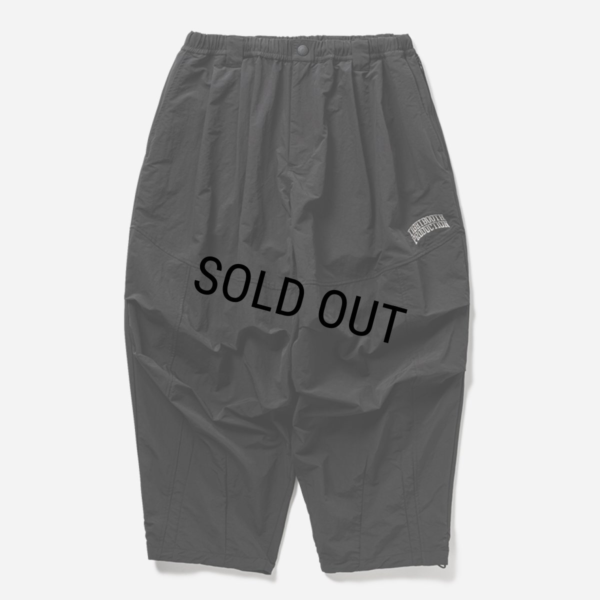 画像1: 【20％OFF】TIGHTBOOTH/RIPPLE BALLOON PANTS（Black）［リップルバルーンパンツ-25春夏］ (1)
