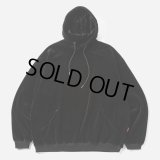 TIGHTBOOTH/VELOUR PULLOVER HOODIE（Black）［ベロアプルオーバーフーディー-25春夏］