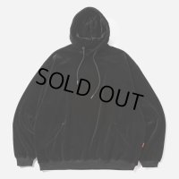 TIGHTBOOTH/VELOUR PULLOVER HOODIE（Black）［ベロアプルオーバーフーディー-25春夏］