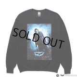 WACKO MARIA/THE DARK KNIGHT TRILOGY / SWEAT SHIRT（BLACK）［クルーネックスウェット-25春夏］