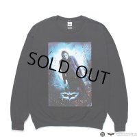 WACKO MARIA/THE DARK KNIGHT TRILOGY / SWEAT SHIRT（BLACK）［クルーネックスウェット-25春夏］