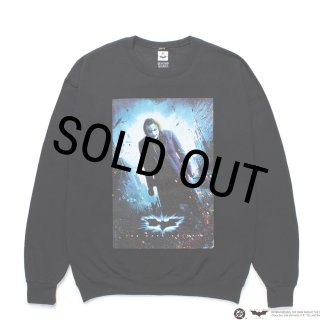 WACKO MARIA/THE DARK KNIGHT TRILOGY / SWEAT SHIRT（BLACK）［クルー