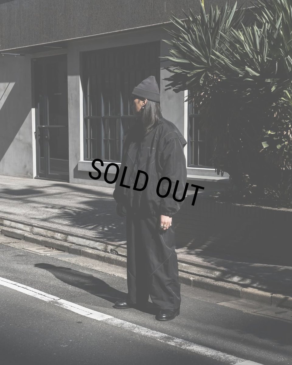 画像4: COOTIE PRODUCTIONS/N/L Weather Wide Training Pants（Black）［ワイドトレーニングパンツ-25春夏］ (4)