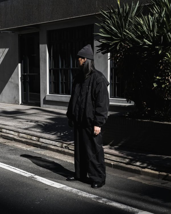 画像4: COOTIE PRODUCTIONS/N/L Weather Wide Training Pants（Black）［ワイドトレーニングパンツ-25春夏］