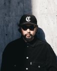 画像5: COOTIE PRODUCTIONS/Corduroy 6 Panel Cap（Black/Black）［コーデュロイ6パネルキャップ-25春夏］ (5)