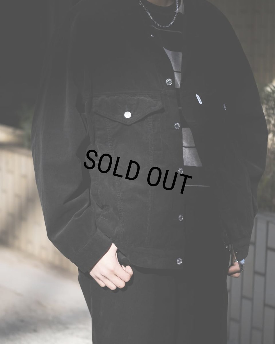 画像5: COOTIE PRODUCTIONS/3rd Type Corduroy Jacket（Black）［サードタイプコーデュロイJKT-25春夏］ (5)