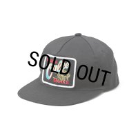 【30％OFF】CALEE/SNAKE LOGO WAPPEN CAP（BLACK）［ワッペンキャップ-25春夏］