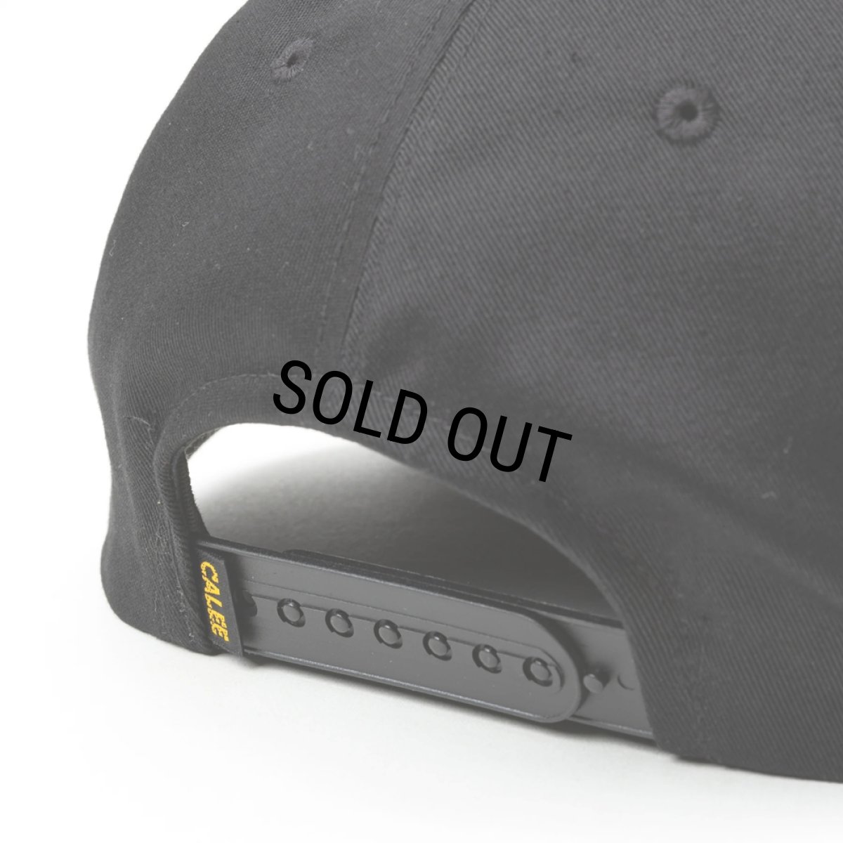 画像3: 【30％OFF】CALEE/SNAKE LOGO WAPPEN CAP（BLACK）［ワッペンキャップ-25春夏］ (3)