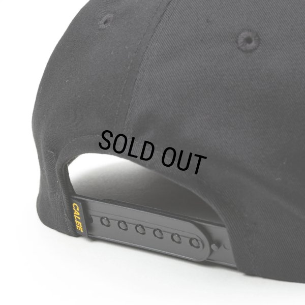 画像3: 【30％OFF】CALEE/SNAKE LOGO WAPPEN CAP（BLACK）［ワッペンキャップ-25春夏］