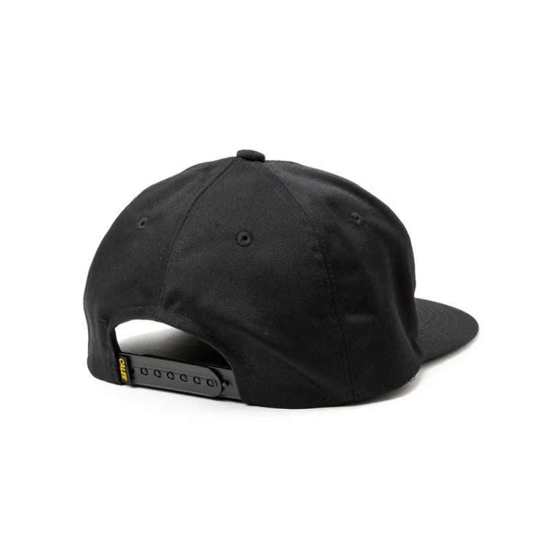 画像2: 【30％OFF】CALEE/SNAKE LOGO WAPPEN CAP（BLACK）［ワッペンキャップ-25春夏］