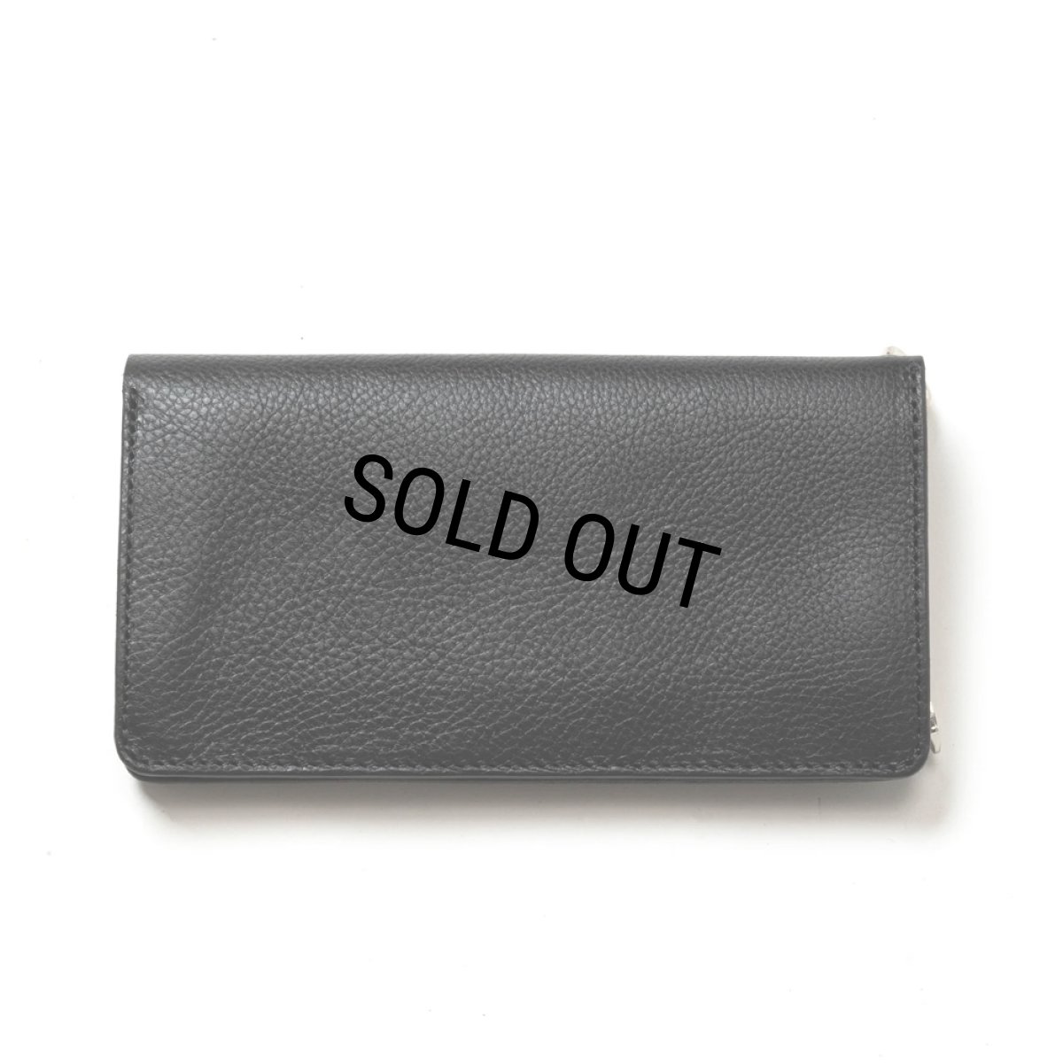 画像2: CALEE/STUDS LEATHER LONG WALLET（BLACK）［レザーロングウォレット-25春夏］ (2)