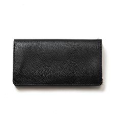画像2: CALEE/STUDS LEATHER LONG WALLET（BLACK）［レザーロングウォレット-25春夏］ (2)