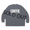 COOTIE PRODUCTIONS/AD Processing Oversized L/S Tee（Navy）［プリント長袖T-25春夏］