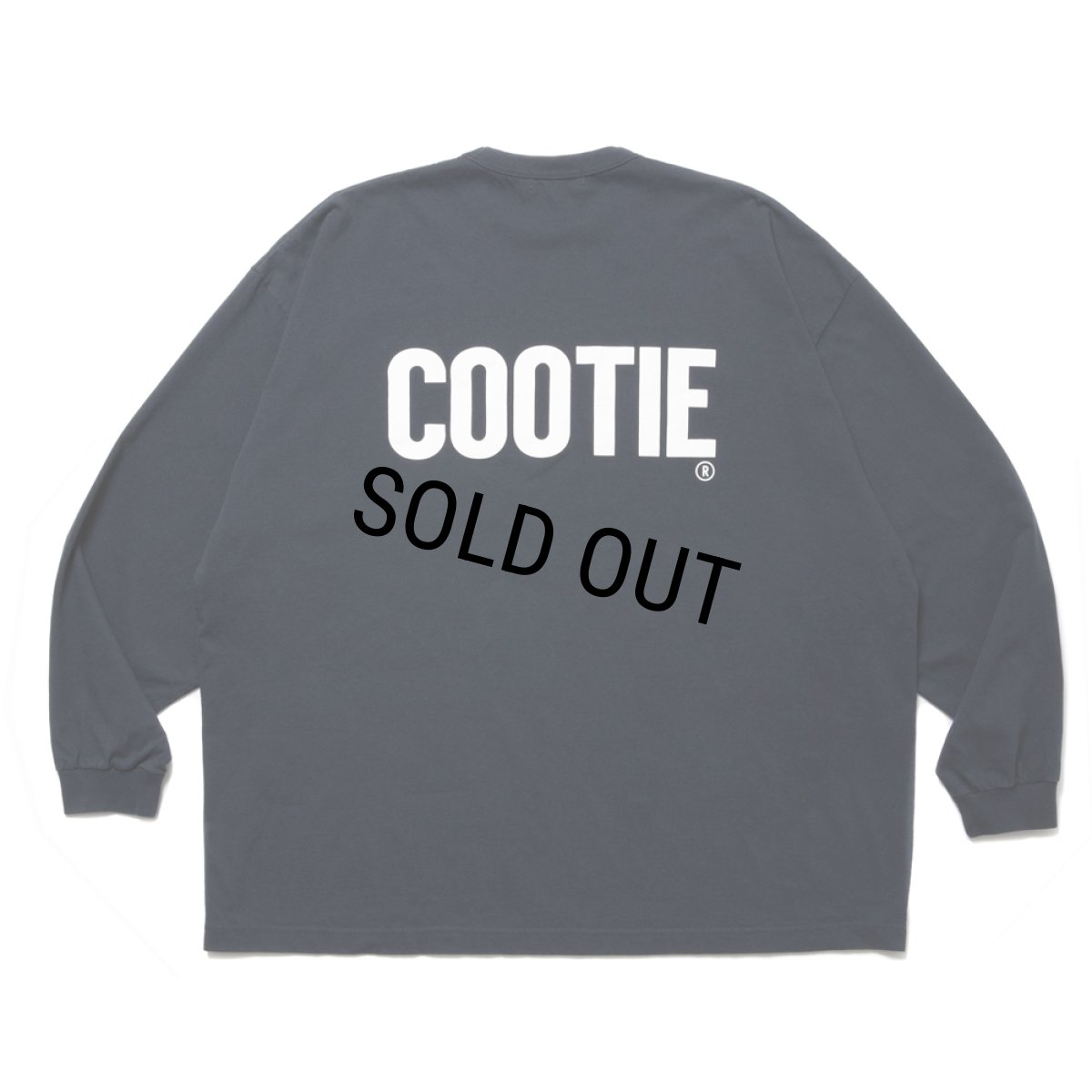 画像1: COOTIE PRODUCTIONS/AD Processing Oversized L/S Tee（Navy）［プリント長袖T-25春夏］ (1)
