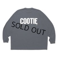 COOTIE PRODUCTIONS/AD Processing Oversized L/S Tee（Navy）［プリント長袖T-25春夏］
