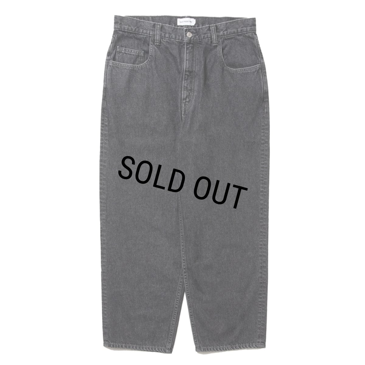 画像1: COOTIE PRODUCTIONS/5 Pocket Denim Baggy Pants（Black Fade）［デニムバギーパンツ-25春夏］ (1)