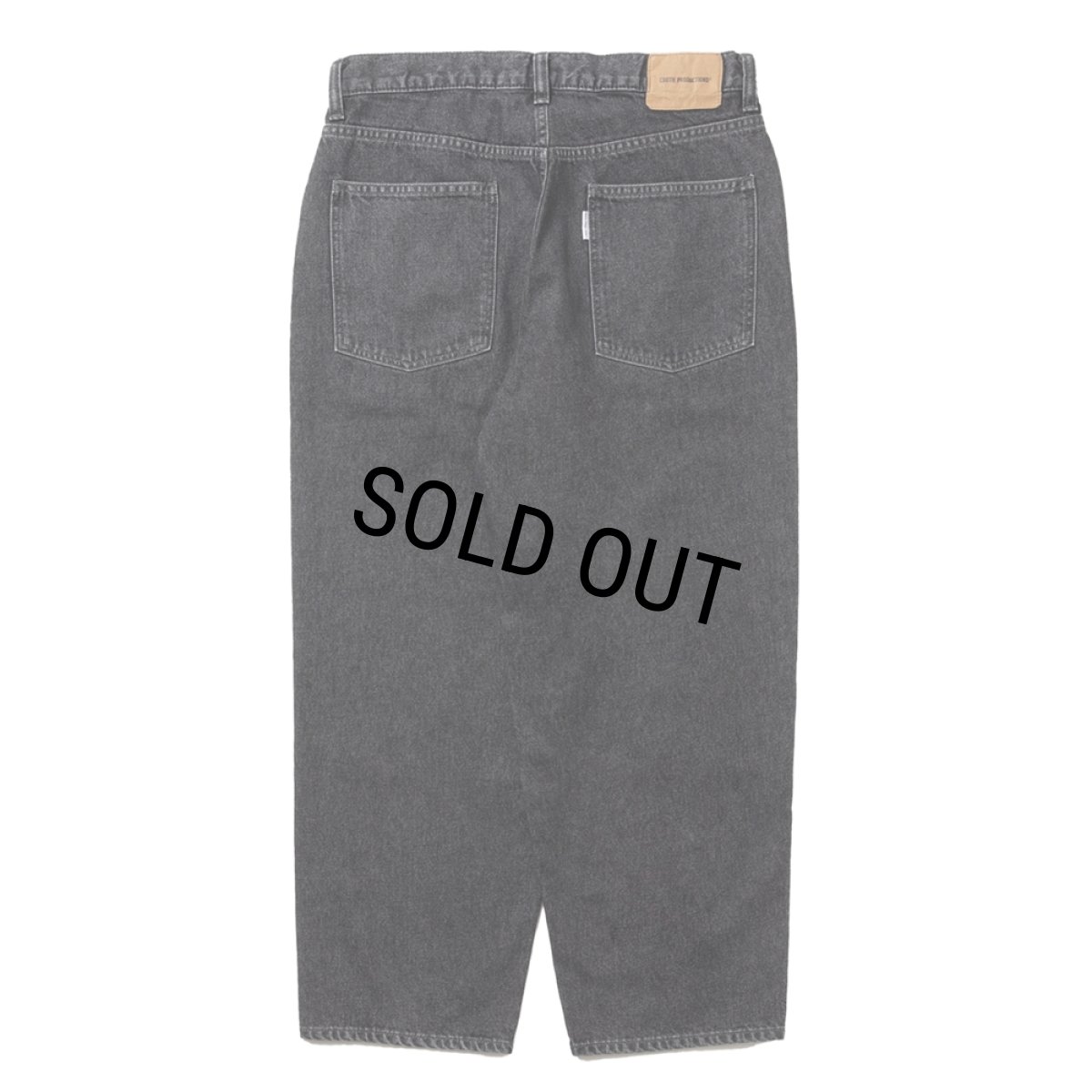 画像2: COOTIE PRODUCTIONS/5 Pocket Denim Baggy Pants（Black Fade）［デニムバギーパンツ-25春夏］ (2)
