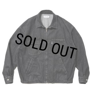 COOTIE PRODUCTIONS/Denim Zip Up Work Jacket（Black）［デニムジップ