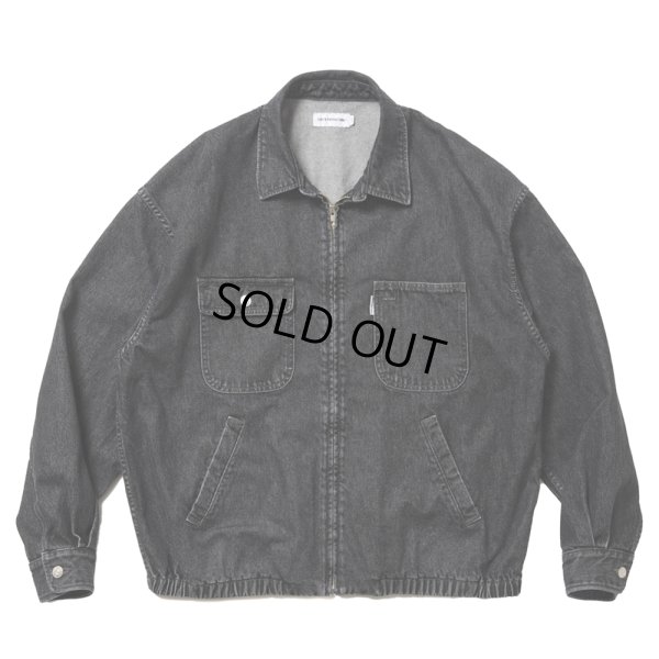 画像1: COOTIE PRODUCTIONS/Denim Zip Up Work Jacket（Black）［デニムジップワークJKT-25春夏］