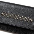 画像5: CALEE/STUDS LEATHER LONG WALLET（BLACK）［スタッズレザーロングウォレット-25春夏］