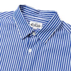 画像3: CALEE/STRIPE BOX L/S SH（STRIPE/B）［ストライプボックスシャツ-25春夏］ (3)